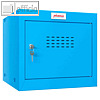 W?rfel-Schlie?fachschrank, 44 l, 40 x 40 x 40 cm, Schl?sselschloss, Stahl, blau