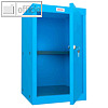 Schlie?fachschrank, 87 l, 40 x 40 x 66.5 cm, Boden, Schl?sselschloss, Stahl, bla