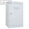 Schlie?fachschrank, 87 l, 40 x 40 x 66.5 cm, Boden, Schl?sselschloss, Stahl, hel