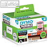 Dymo Etikettenrolle 59 x 102 mm, permanent, Kunststoff, 300 St?ck, 2112290
