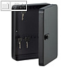 Schl?sselschrank | 36 Schl?ssel, 24 x 30 x 8 cm, Zahlenschloss, Stahl, anthrazit