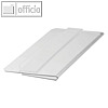 Etikettentasche 100 x 38 mm, selbstklebend, PET Hartfolie, transparent, 10 St.