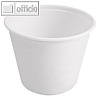 NATURE Star Suppenbecher, rund, 425 ml, Zuckerrohr, wei?, 100 St?ck, 41142