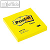 Post-it Notes Haftnotizen, neongelb, 76 x 76 mm, Block ? 100 Blatt, 654NGE