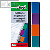 Sigel Haftmarker transparent, 20 x 50 mm, sortiert, 4 x 40 Blatt, HN671