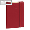 DAILY POCKET Tageskalender, 1 Tag/1 Seite, 8.5 x 13 cm, SILK rot, 61701725MQ