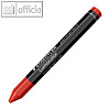 STAEDTLER Signierkreide Lumocolor permanent omnigraph, wasserfest, rot, 236-2