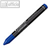 STAEDTLER Signierkreide Lumocolor permanent omnigraph, wasserfest, blau, 236-3