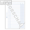 Zweckform 2-Kolonnen-Durchschreibbuch, DIN A4, 2 x 50 Blatt, 450
