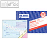 Formular QUITTUNG, MwSt. separat, DIN A6, selbstdurchschreibend, 3x 40 Blatt