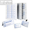 Einsteckschilder Namensschilder, 34 x 74 mm, bedruckbar, 280 St?ck, 142502