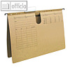 officio H?ngehefter kaufm?nnische Heftung, 230g/m? RC-Karton, braun, KF00554