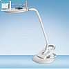 LED-Tisch- & -Klemmleuchte Swirl, 4W, (H)460 mm, dimmbar, Kunststoff, wei?