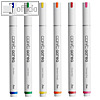 Marker acrea "Vivid", wasserfest, Rundspitze 0.8 mm, sortiert, 6er Set, 20077601