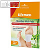 Lifemed Bambus-Vital-Pads Lavendel, 80 x 60 mm, PE/Baumwolle, 2er Pack, 99350