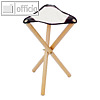 faltbarer Maler-Hocker, Sitzh?he: 500 mm, max. 90kg, faltbar, Holz/Segeltuch