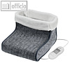 Elektrischer Fu?w?rmer, 3 Stufen, 100W, 300 x 350 x 240 mm, Polyester, grau