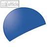 L?ufer Schreibunterlage DURELLA RONDO, Halbkreis 73,5 x 48 cm, cobalt