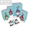 ROTH Adventskalender "Wichtel" mit 24 Adventst?tchen, Papier, 80332