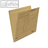 Falken Einstellmappen DIN A4, braun, 100 St?ck, 80004377