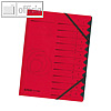 Herlitz Ordnungsmappe easyorga 12 F?cher, DIN A4, rot, 10843324