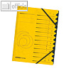 Herlitz Ordnungsmappe easyorga 12 F?cher, DIN A4, gelb, 10843340