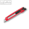 Ecobra Cutter, Breite: 18 mm, Kunststoff, rot, 770579