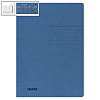 Falken Schnellhefter DIN A4, max. 250 Blatt, Karton 250 g/m², blau, 80000201