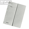 Falken ?senhefter, DIN A4, 1/2 Vorderdeckel, grau, 80000508