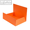 Exacompta Aktenmappe / Jurismappe DIN A4, Karton 400 g/m², orange, 56409E
