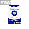 Exacompta Karteikarten DIN A7, blanko, Papier 205 g/qm, gr?n, 100 St?ck, 13340B