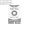 Exacompta Karteikarten DIN A7, kariert, Papier 205 g/qm, wei?, 100 St?ck, 13200B