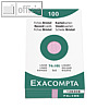 Exacompta Karteikarten DIN A7, liniert, Papier 205 g/qm, rosa, 100 St?ck,10830SE