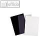 Durable Einbanddeckel f?r Klemmschienen DIN A4, transparent, 100 St?ck, 2943-19