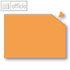 Franken Magnetplatte orange