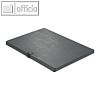 Dokumentenmappe DIN A4, Druckknopf, 10 mm bis 80 Blatt, Karton 350 g/m?, schwarz