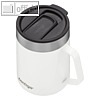 Thermobecher Streeterville DESK MUG, 420 ml, (H)133 mm, Edelstahl, wei?, 2174672