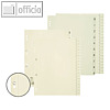 Oxford Trennblätter DIN A4, 230 g/m², chamois, 100er-Pack, 400004663