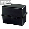 HAN Karteibox DIN A8, bis 200 Karten, inkl. 100 Karten & Register, schw., 978-13