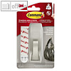 3M Command Metall-Haken, Gr??e: L, 38 x 102 mm, max. 2.2kg, silber, MR03BNFGN
