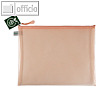 Rei?verschluss-Beutel Candy-Bag A6, 128x183 mm, EVA, apricot-transparent, 10 St.