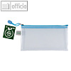 Rei?verschluss-Beutel "Candy-Bag" DL, 120 x 220 mm, EVA, blau-transparent, 10 St
