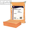 officio Reinigungstuch f?r B?den, 50 x 60 cm, Vlies, orange, 10 St?ck,3496875002