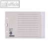 LEITZ Papierregister, DIN A5 quer, blanko, 12 Blatt, 1226-00-85