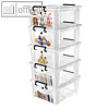 CEP Aufbewahrungsbox KIDS, 20 Liter, 460 x 360 x 190 mm, PP, 5er Set, 2006970111