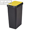 M?lltrennungsbeh?lter Touch & Lift, 45 Liter, 292 x 392 x 596 mm, schwarz/gelb