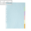 Exacompta Register FOREVER BICOLOR DIN A4, 6-teilig, blau, 1606E