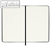 Moleskine Notizbuch, DIN A6, kariert, Hardcover, 96 Blatt, schwarz,9788883701023