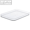 Deckel f?r Aufbewahrungsbox COMPACT M, 200 x 290 x 25 mm, transparent, 10990
