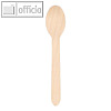 Papstar Einwegl?ffel, Holz "pure", 16 cm, 1.000 St?ck, 37179